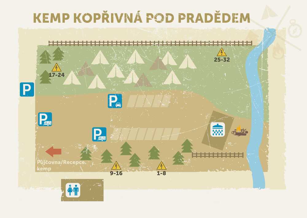 Mapa kempu Koprivna