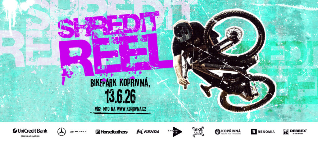 Shredit Reel 2026: Evropská freeride elita míří do Bikeparku Kopřivná!