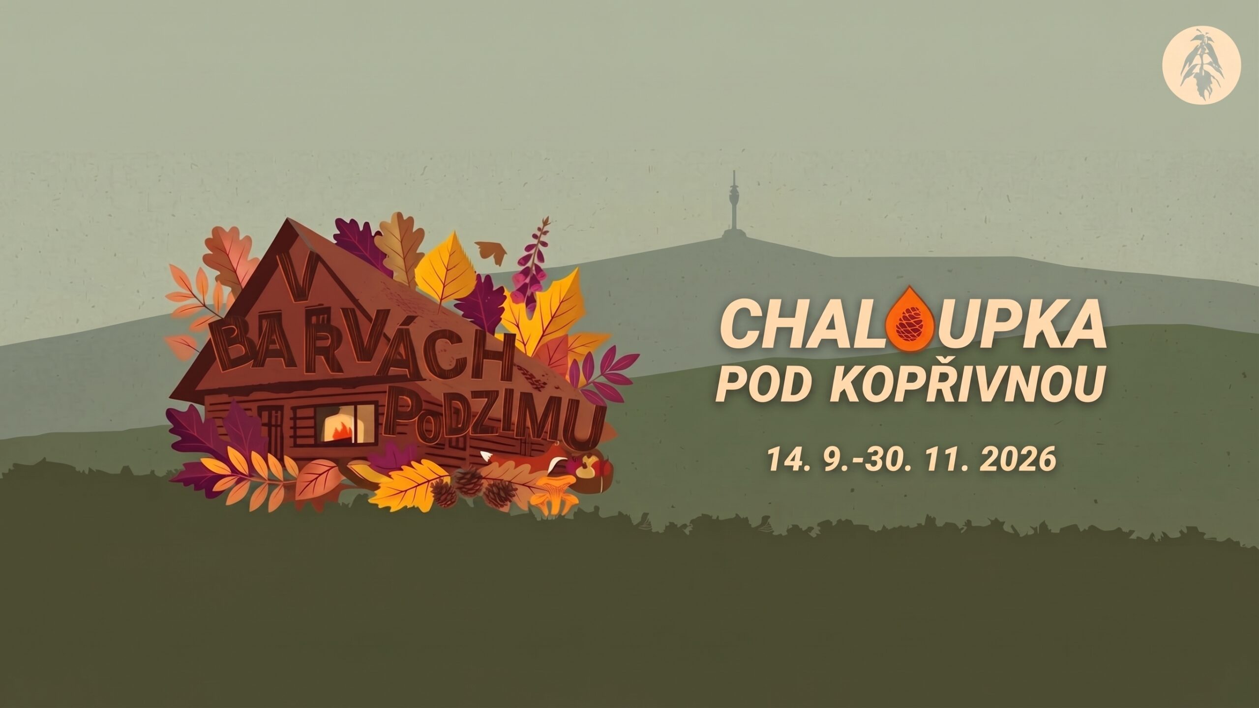 Chaloupka Pod Kopřivnou w barwach jesieni